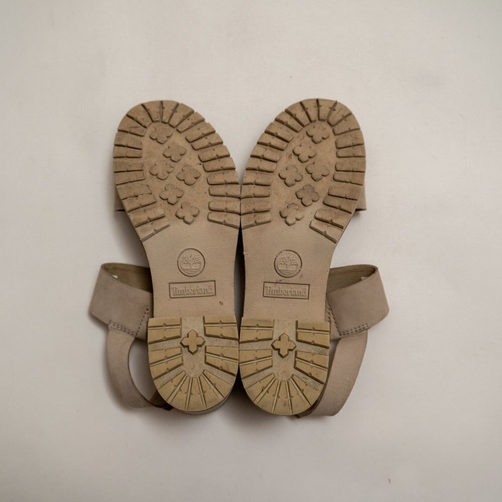 TIMBERLAND Suede Stacked Heel Sandals - Picture 5 of 11